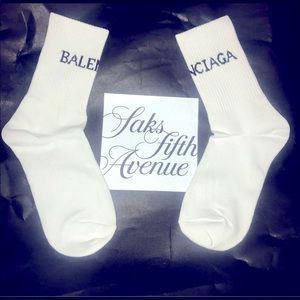 Balenci socks in black
